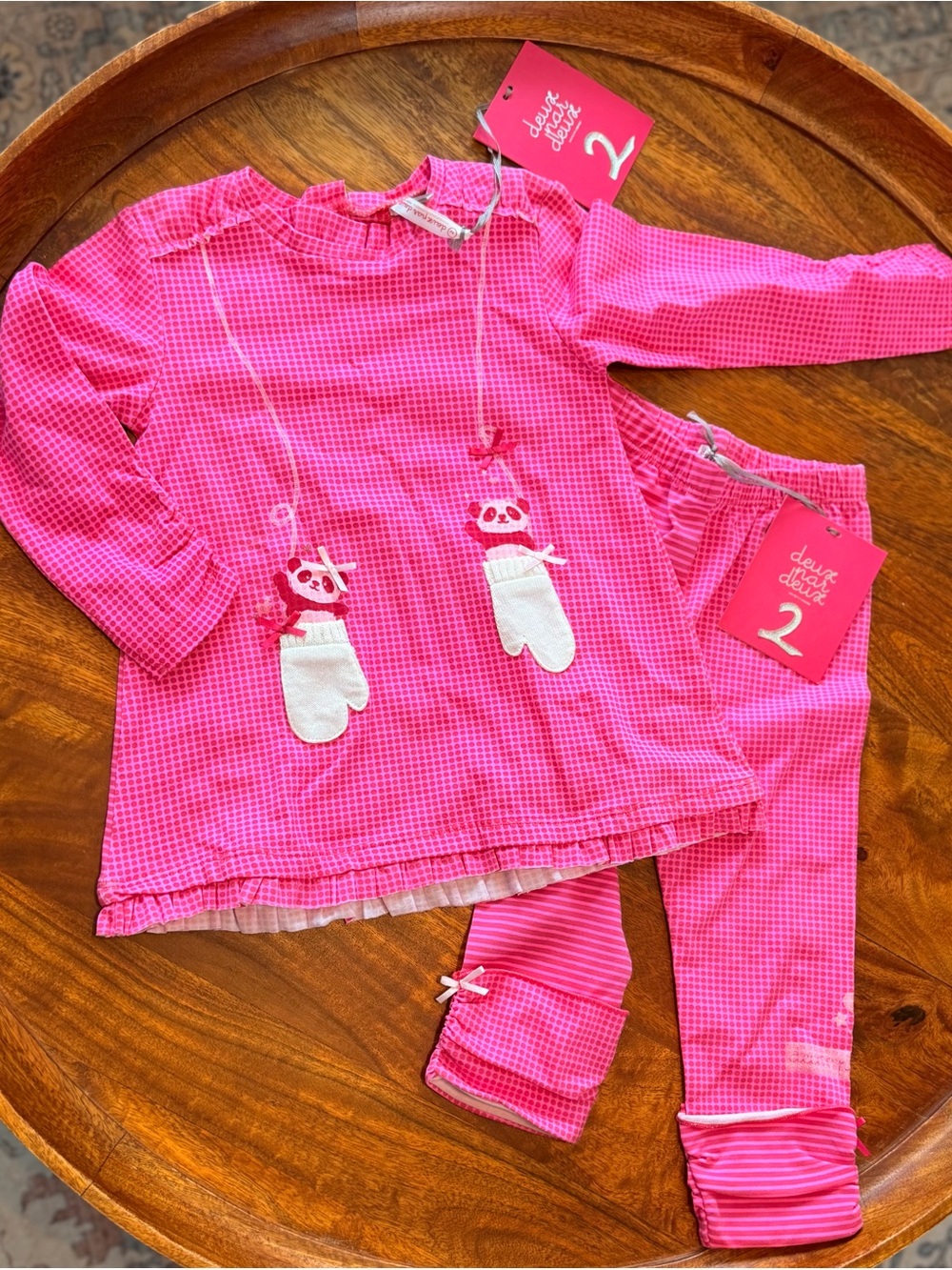 deux par deux▪️Hot Pink Set▪️ Size 2T